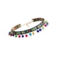 thumbnail image 2 of Gargantilla de Tela Tejida Bohemia Collar de Babero con Colgante de Salvador Collar de bordado, 2 of 6
