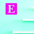 thumbnail image 1 of Custom Decals Alphabet Letter E Wall Art Size: 18 X 18 Inches Color: Multi, 1 of 1