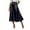 Black, variant on Skirts for Women High Waist Satin A-Line Midi Skirt, Elegant Solid Silk-Like Flowy Skirt with Pockets, for Work, Wedding Guest & Daily WearCoffee,M