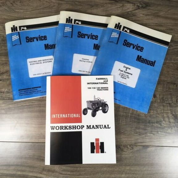 FARMALL and INTERNATIONAL 100 130 140 TRACTOR SERVICE MANUAL REPAIR SHOP BOOK IH