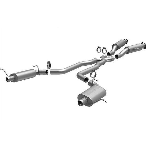 MagnaFlow 12 Jeep Grand Cherokee V8 6.4L Dual Split Rear Exit Stainless Cat Back Performance Exhaust
