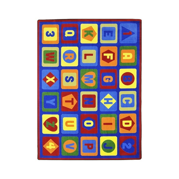 Kid Essentials - Early Childhood Lots to Learn, 7'8" x 10'9", Multicolored