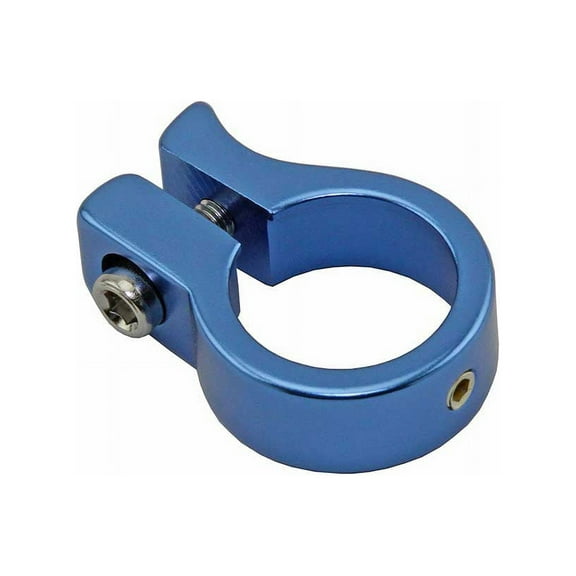 Bike Alloy Seatpost Clamp Outer Diameter 25.4mm 322 Blue.