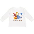 thumbnail image 3 of Inktastic Safari 3rd Birthday Boys or Girls Long Sleeve Toddler T-Shirt, 3 of 5
