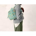 thumbnail image 6 of Vera Bradley Quilted Premium Cotton Small Banbury Backpack in Gemstone Paisley, Green and Gold, 6 of 6