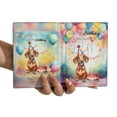 thumbnail image 3 of Happy Birthday to Dachshund Kitten Party Balloons Cake Travel Passport Wallet Wiener Dog Lover Gifts Idea PU Leather Passport Holder Cover - 00027, 3 of 5