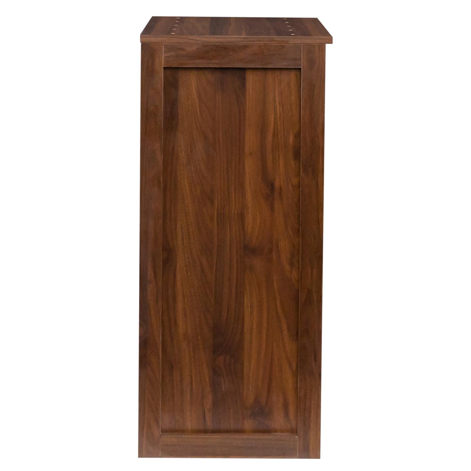 Wine Bar Cabinet,Farmhouse Wine Bar Cabinet Buffet Cabinet & Sideboard Cupboard for Living,Dining Room,Walnut Brown
