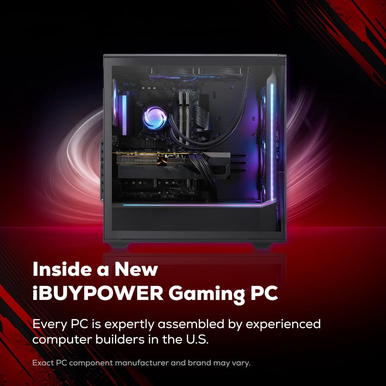 iBUYPOWER Slate Gaming PC Desktop - Intel Core i7 14700F, NVIDIA
