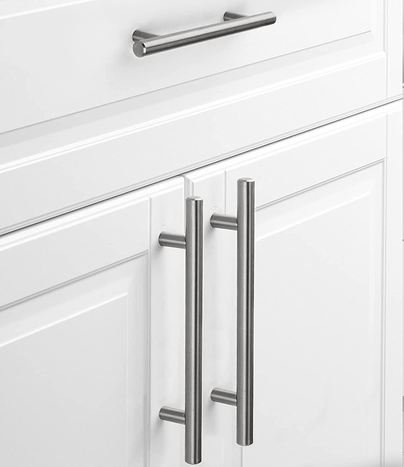Probrico (15 Pack Cabinet Handles 3 Inch Polished Chrome Cabinet Pulls 5  Inch Length Drawer Pulls Stainless Steel Kitchen Cabinet Hardware Chrome Modern  Drawer Pulls 