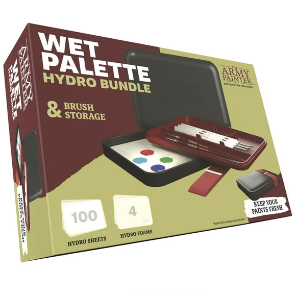 Bundled Wet Palette The Army Painter Hydro com 100 Folhas e 4 Espumas