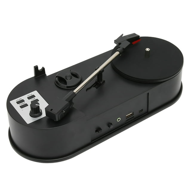 Tocadiscos de Vinilo Bling Bling Mini Reproductor Compacto y Ligero