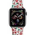 thumbnail image 4 of LNGOOR Christmas Silicone Sport Replacement Watch Band Strap for Apple Watch Series 1, 2, 3, 4&5 - 38mm, 40mm, 42mm, or 44mm (11-Colors), 4 of 5
