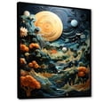 thumbnail image 2 of Designart "Supernova Earth Beauty " Supernova Floater Framed Canvas Print, 2 of 7