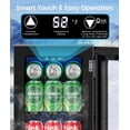 thumbnail image 4 of Refrigerador de Bebidas Kismile 18L con Puerta de Vidrio para 24 Latas, 4 of 8