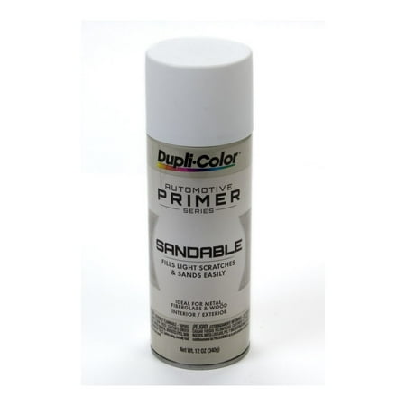 Duplicolor DAP1689 WHITE Sandable All-Purpose Primer - 12 oz Aerosol