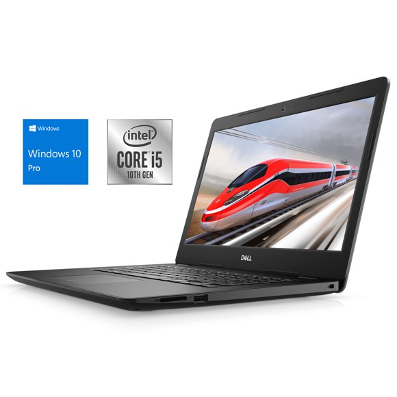 Refurbished Dell Inspiron 14 3000 Notebook, 14" HD Display, Intel Core i5-1035G4 Upto 3.7GHz, 8GB RAM, 256GB NVMe SSD, HDMI, Card Reader, Wi-Fi, Bluetooth, Windows 10 Pro S