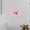 Pink, variant on CUTICATE Swan Wall Clock, Cartoon Silent Minimalist Wooden Nordic Quiet Animal Cute Decorative Clock for Kids Room Living Room Office White