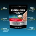 thumbnail image 3 of Fungi-Nail Foot & Nail Soak with Tea Tree Oil - Moisturize, Reduce Foot Odor, & Soothe Aching Feet - A Therapeutic Blend of Rich Mineral Epsom Salt, Pure Sea Salt, and 7 Essential Oils - 1 Pound, 3 of 5