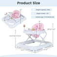 thumbnail image 2 of Infans Foldable Baby Activity Walker w/  Adjustable Height & Detachable Seat Cushion, 2 of 5