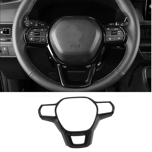 1P Bright Black Inner Steering Wheel F for Ram e Molding Trim for Honda for Accord 2023 UP
