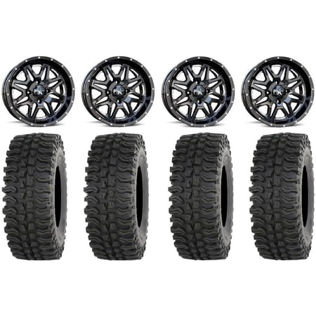 MSA Black Vibe 14 UTV Wheels 28 BDC Tires Polaris RZR XP 1000 / PRO XP / Ranger XP 900/1000 MSA Black Vibe 14 UTV Wheels 28 BDC Tires Polaris RZR XP 1000 / PRO XP / Ranger XP 900/1000