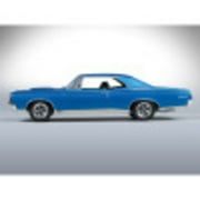 MPC: 1:25 Scale Model Kit - 1967 Pontiac GTO - Blue, 85+ Parts - Skill Level 2, Vehicle Building Kit, Replica Classic Car, Age 14+