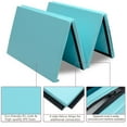 thumbnail image 4 of Costway 4'x10'x2'' Gymnastics Mat Thick Folding Panel Aerobics Gym Blue, 4 of 8