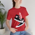thumbnail image 6 of Black Sneakers TShirt - 90s Sneakers Shirt - Converse All Stars, 6 of 7