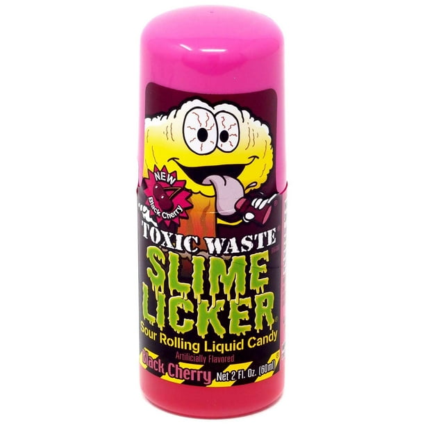 Toxic Waste MEGA Black Cherry Sour Rolling Liquid Candy