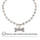 thumbnail image 2 of KAKOWELY Collar ajustable para perro y gato, con diamantes de imitación, 2 of 4