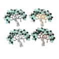 thumbnail image 2 of simhoa 4pcs Crystal Rhinestone Pearl Embellishments Scarf Decorations Brooch Button 40x32mm rhinestone tree, 2 of 8