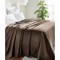thumbnail image 4 of Superior Diamond Weave Cotton Blanket All Season Bed Blankets, Full/Queen, Chocolate, 4 of 12