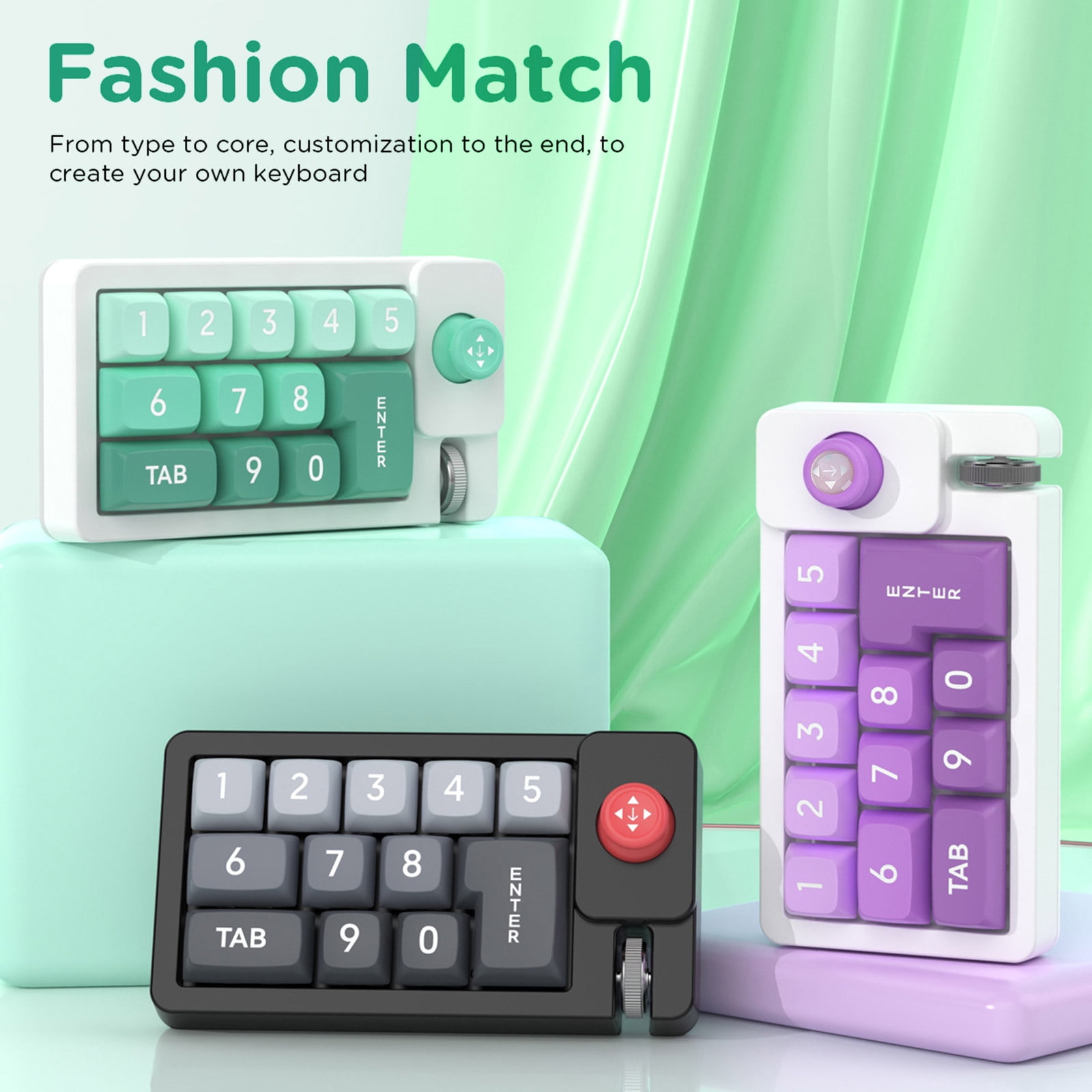 Professional Mechanical Gaming Keyboard with Joystick Control and Macro Customization Customizable Keypads 12Keys
