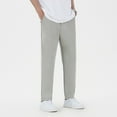 thumbnail image 3 of CLOISE Mens Travel Pants with Pockets Big and Tall Long Pants Casual Trousers Stretchy Solid Baggy Bottoms Beach Clothes, 3 of 7
