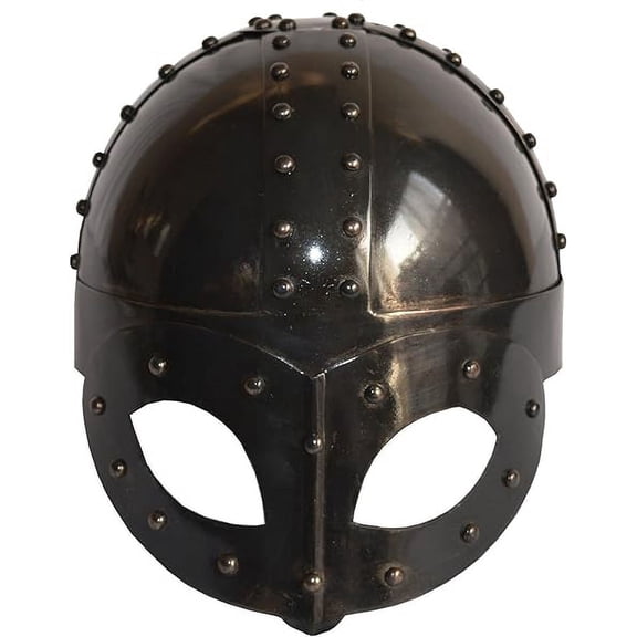 Medieval Viking Mask Deluxe Helmet With Liner & Chin Strap For Man-Reproduction