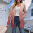 thumbnail image 2 of Towmus Women's Lightweight Cardigan Sweaters Summer Fall Oversized Long Sleeve Tops Open Front Cardigans Coat with Pockets, 2 of 6