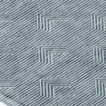 thumbnail image 4 of HomeRoots 672375 3 x 5 ft. Teal & Ivory Abstract Geometric Transitional Washable Machine Made Rectangle Area Rug with UV Protection, 4 of 9