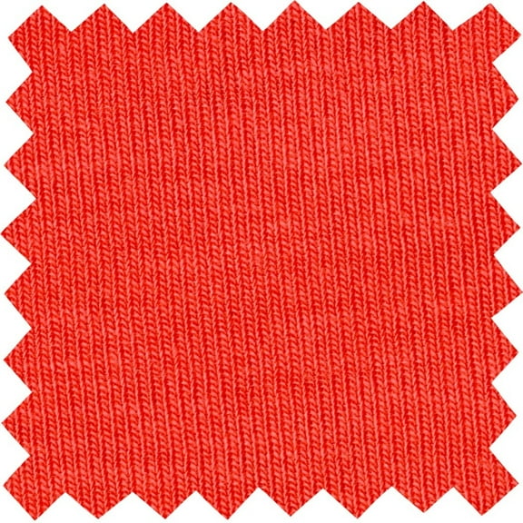 Jersey Hacci Miami Knit Fabric - Soft Stretch Rayon Sewing Fabric (CORAL, 1.5"x1.5"SampleOfFabric)