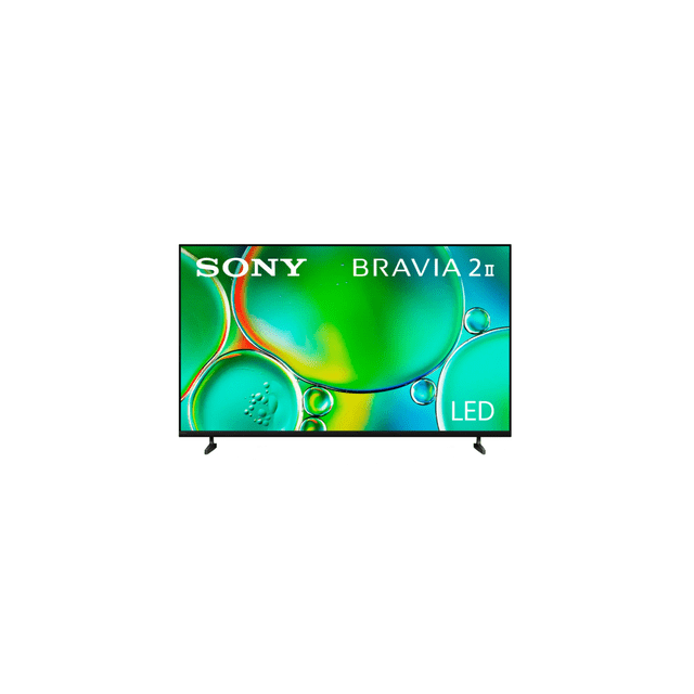 Restored Sony BRAVIA 2 II 55" 4K UHD HDR LED Smart Google TV (K-55S20M2, 2025) in an open box condition. Features a 55-inch Ultra HD display with 3840 × 2160 resolution, 4K Processor X1, and 4K X-Reality PRO for enhanced clarity. Supports HDR10, HLG, and Motionflow XR 240 for vivid colors and smooth motion. Includes Google TV with Chromecast, Google Assistant, and access to thousands of apps. Equipped with Dolby Atmos, Dolby Audio, DTS sound, Wi-Fi 6E, Bluetooth 5.3, four HDMI ports, and gaming features like ALLM. Ideal for movies, gaming, and smart home entertainment.