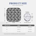 thumbnail image 3 of Fotbe Ying Yang Checkered 2-Piece Car Windshield Sun Shade | Sun Blocker for Car Windshield | Foldable Automotive Interior Accessories for Sun Protection-Medium, 3 of 6