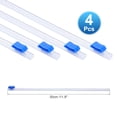 thumbnail image 2 of 4pcs Plastic Wrap Cutter, 12in Plastic Wrap Slide Cutter Self Adhesive Installation Replacement for Aluminum Foil Wax Paper Parchment Paper Wrap Dispenser, Blue, 2 of 6