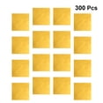 thumbnail image 2 of Miangastore 300PCS Gold Tin Foil Food Grade Wrapping Paper Delicate Aluminium-foil Paper for Tea Candy (Golden Smooth Style), 2 of 8