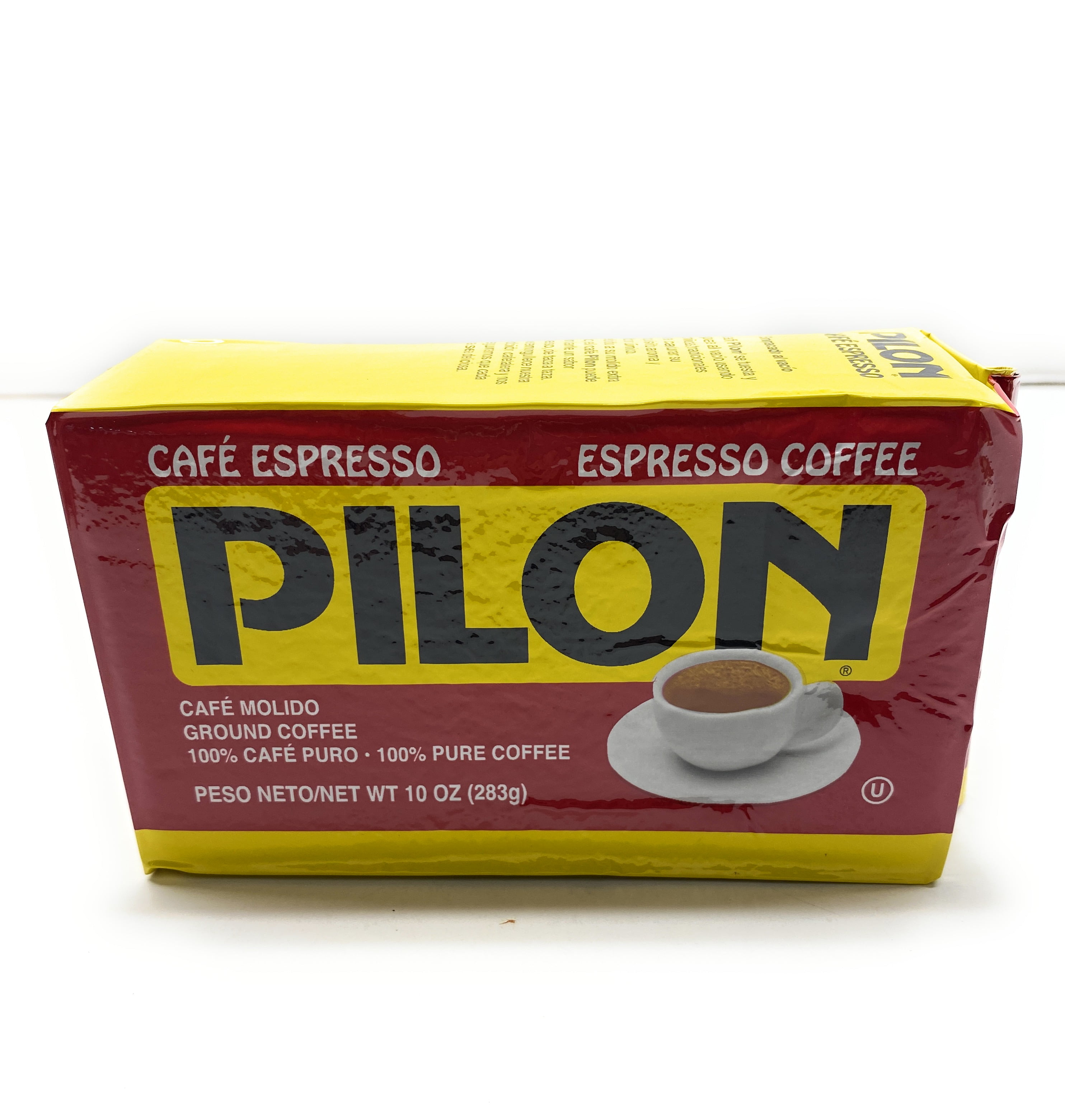 2 Pack Brick 10oz Cafe Pilon Espresso Ground Coffee Dark Roast