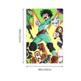 thumbnail image 4 of My Hero Academia Tapestry, Anime Wall Poster Art, Wall Tapestry For Bedroom Living Room Dorm Room, Wall Hanging For Festival Party Events Background Photography Backdrop, 60x40 Inch, 4 of 9
