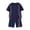 Dark Blue, variant on Boys' Active Shorts Set Short Sleeve Quick-dry Shirt 2 Piece Summer Outfit Sets for Kids Boy