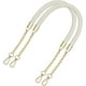 thumbnail image 1 of 2 piezas (Beige) Asa de bolso Correa de cadena Trenzado PU Bolso de hombro de cuero Asa Cinturón Accesorio para hacer bolsos 60 CM, 1 of 5