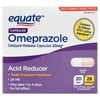 Equate Omeprazole Delayed-Release Acid Reducer Capsules, 20 mg, 28 Count