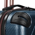 thumbnail image 3 of Traveler's Choice Maxporter II Hardside Polycarbonate Suitcase with Spinner Wheels, Navy, 22" Carry-On Luggage, 3 of 7