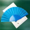 thumbnail image 3 of D-GROEE Folding Fan, Handheld Folding Fabric Fan with Plastic Fan Bone Gift for Wedding Festival Party, Performance Decoration, 3 of 6