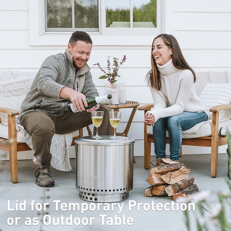 Solo Stove Ranger Backyard Bundle 2.0 | Incl. Ranger Smokeless Fire Pit,  Stand, Shield, Shelter and Lid, Portable for Wood Burning, Removable Ash  Pan, Stainless Steel, H: 15.25in x Dia: 15in, 21.5lbs -